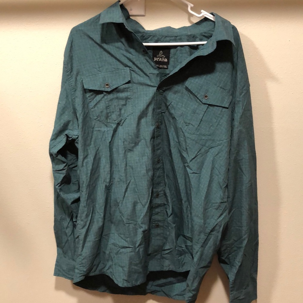 Prana men’s button up shirt